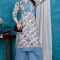 Women Floral Printed Regular Pure Cotton Kurta with Palazzos