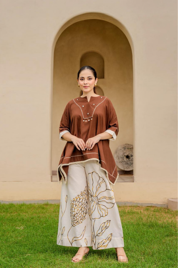 WOMEN COTTON CO ORD SET