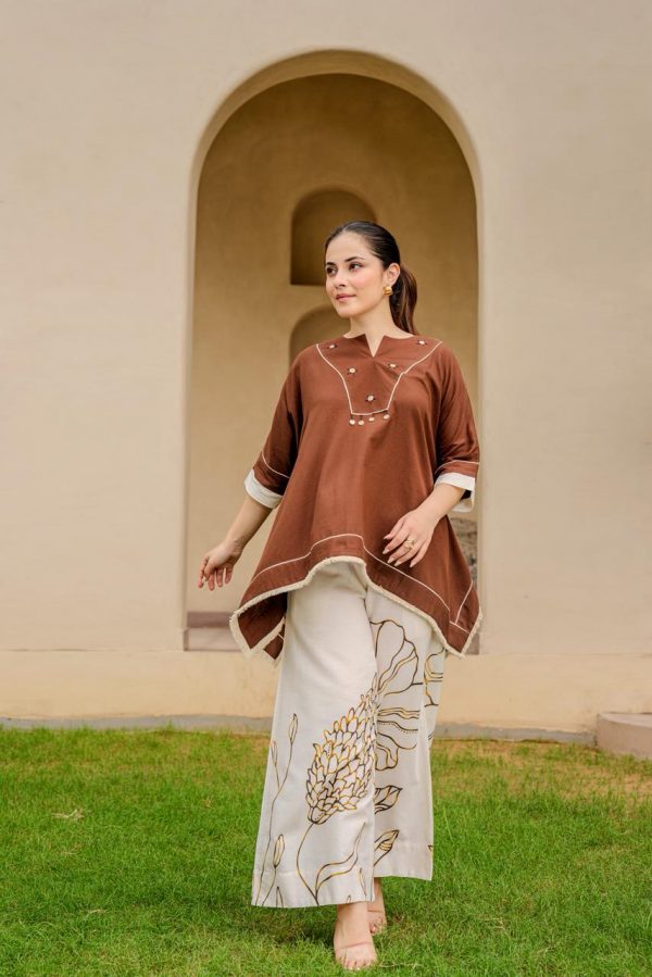 WOMEN COTTON CO ORD SET