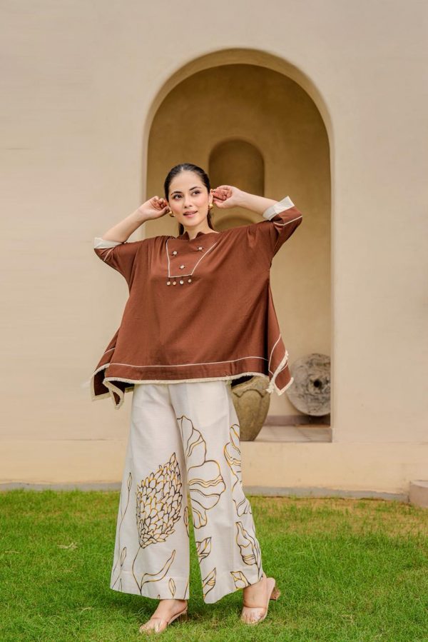 WOMEN COTTON CO ORD SET