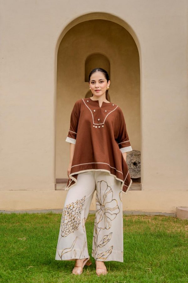 WOMEN COTTON CO ORD SET