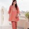 WOMEN COTTON CO ORD SET - IN RUST COLOR
